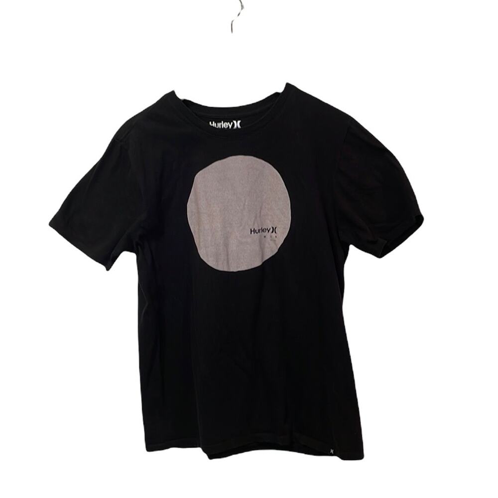 Hurley black tee shirt Medium Preowned